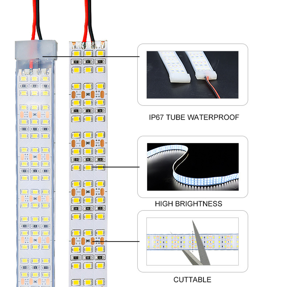 5m High Brightness SMD2835 Thr - огляд і ціна Outdoor Power Strip Weatherproof